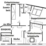 Zur Einkehr 招待所 3*